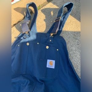 Carhartt insulated overall bib